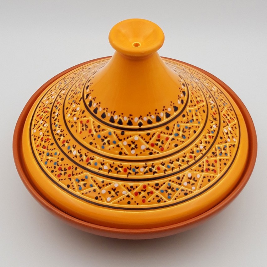 Tajine de cuisson Marrakech Jaune - D 31 cm
