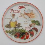 Assiette à pizza Pepperoni - D 31 cm