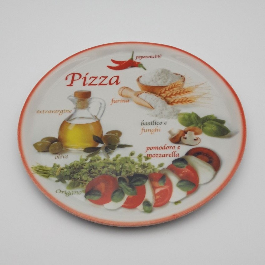 Assiette à pizza Pepperoni - D 31 cm