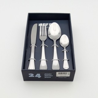 Ménagère 6 personnes en inox 24 pièces Luanda