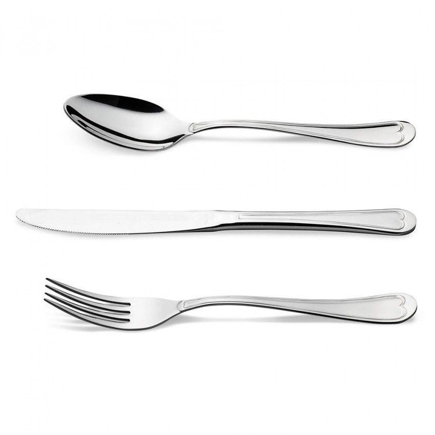 Ménagère 6 personnes en inox 24 pièces Luanda