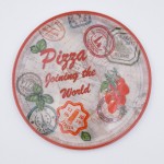 Assiettes à pizza Charme Rouge - D 31 cm - Napoli x 6