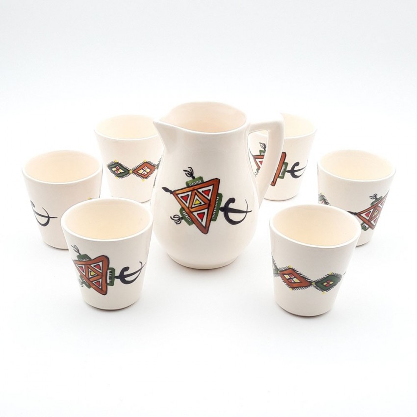 Service à boisson 6 personnes Sahel Beige