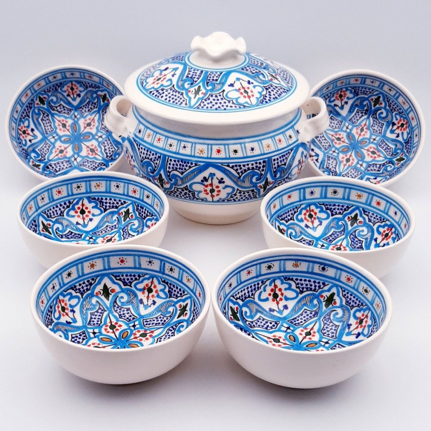 Soupière Marocain Turquoise