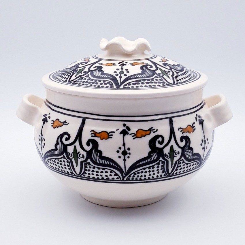 Service à soupe Marocain noir - 12 pers