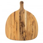 Planche à découper avec poignée en bois de Teck 46*37.8*1.5 cm