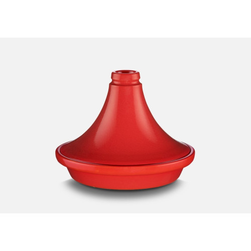 Tajine Roja rouge en pate à feu - D 32 cm - 6 à 8 personnes