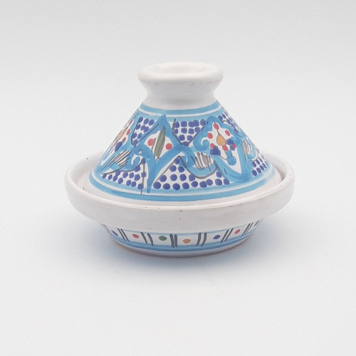 Mini tajine Marocain Turquoise - D 12 cm