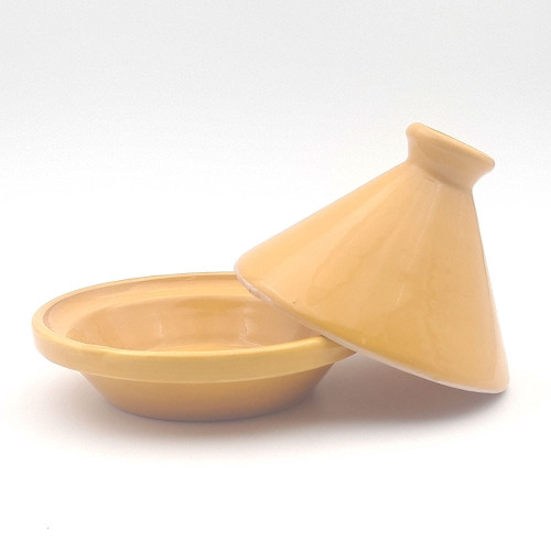 Petit tajine Jaune - D 17 cm