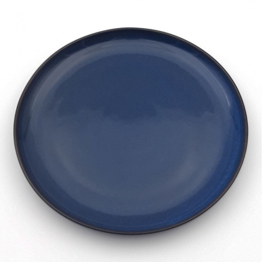 Assiette plate Saisons Midnight Bleu Nuit - D 26.5 cm