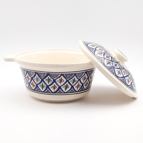 Cocotte à poignet Bakir Bleu - D 24 cm