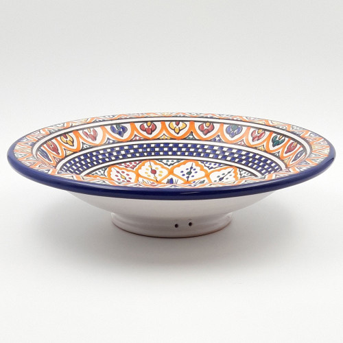 Plat de service Zriba - Pièce unique - D 33 cm