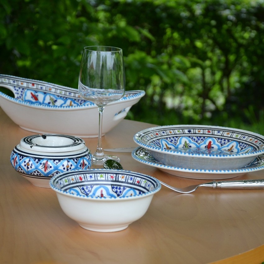 Saladier Bakir turquoise - D 30 cm