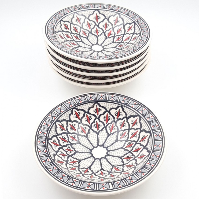 Service à couscous assiettes Tebsis Ranim - 6 pers