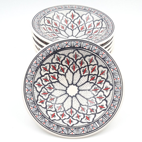 Service à couscous assiettes Tebsis Ranim - 6 pers