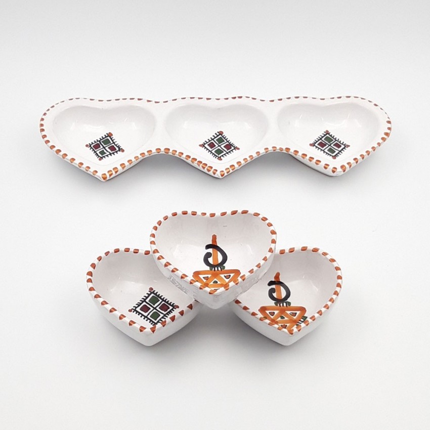 Service apéro Coeur Sahel Beige