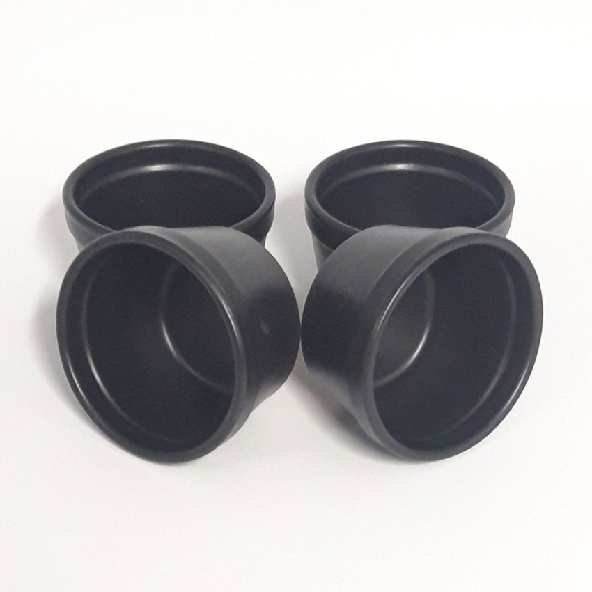 Ramequin à soufflé Diamètre 9.5 cm couleur Noir - Lot de 4