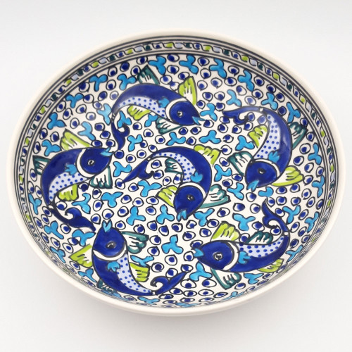 Jatte Poissons Bleus - D 31 cm