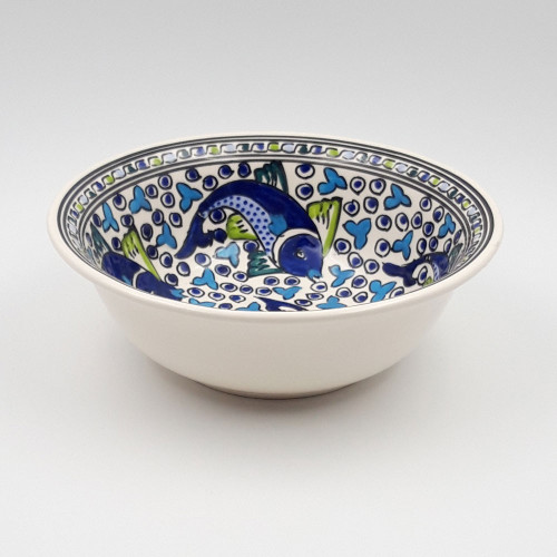 Saladier Poissons Bleus - D 25 cm