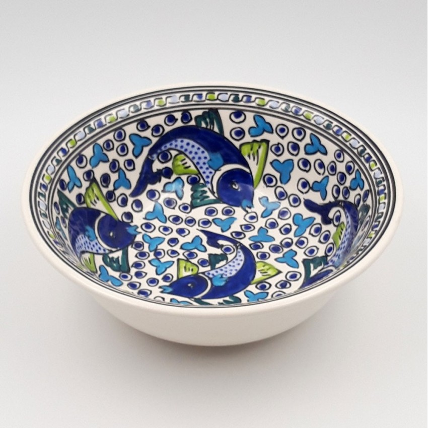 Service à salade de fruits Poissons Bleus - 8 pers