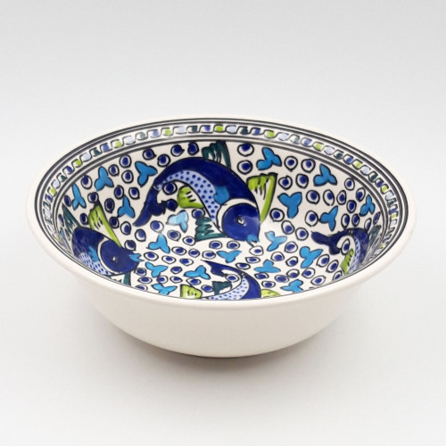 Service à salade de fruits Poissons Bleus - 12 pers