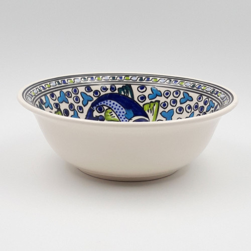 Lot de 4 saladiers Poissons Bleus