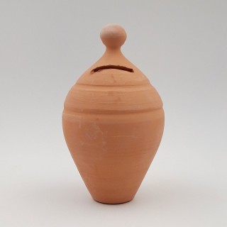 Tirelire à casser Ged en argile naturelle