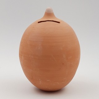 Tirelire à casser Sandra en argile naturelle