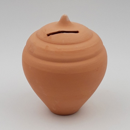 Tirelire à casser Ranim en argile naturelle