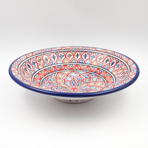 Plat de service Hamza - Pièce unique - D 37 cm