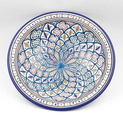 Plat de service Nabil - Pièce unique - D 37 cm