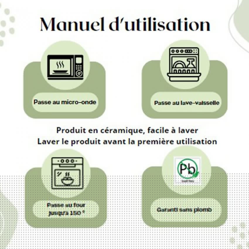 Service à salade de fruits Bakir gris - 8 pers