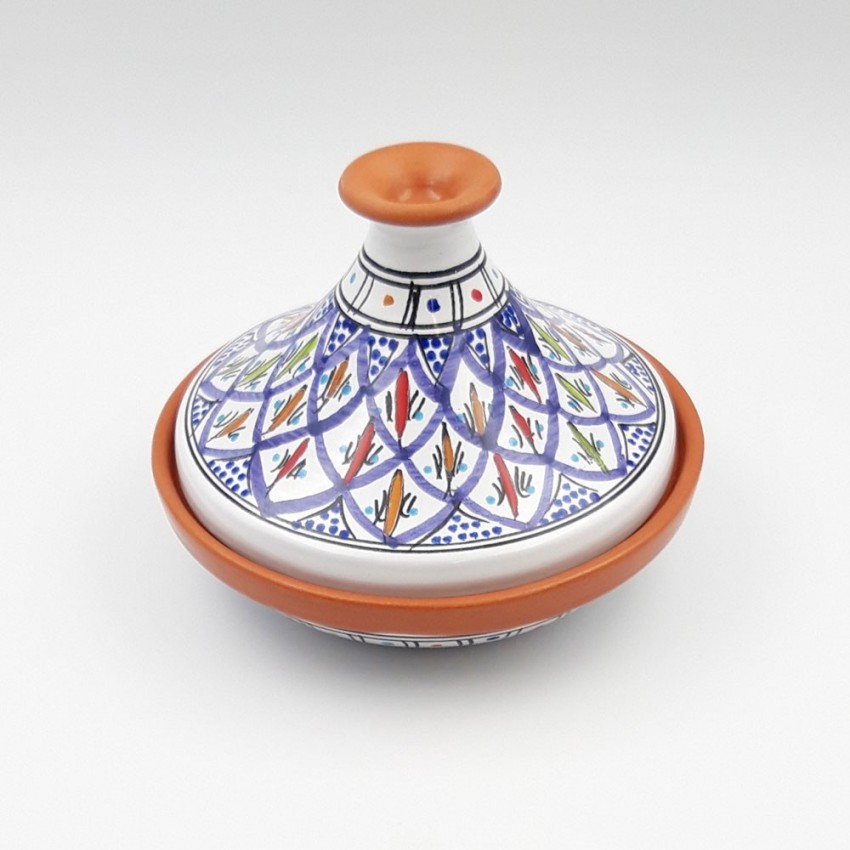 Tajine individuel évasé Bakir Bleu - D 22 cm