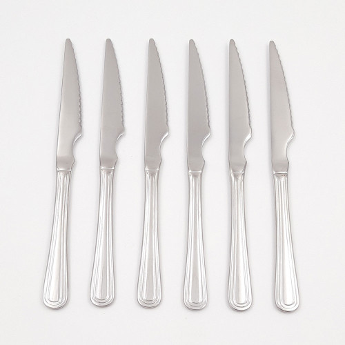 Couteaux à steak en inox Paris x 6 2