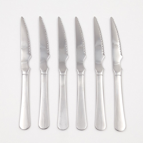 Couteaux à steak en inox Lobito x 6