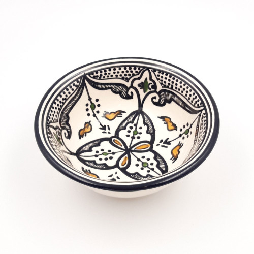 Coupelle Marocain Noir Liseré - D 15 cm 2