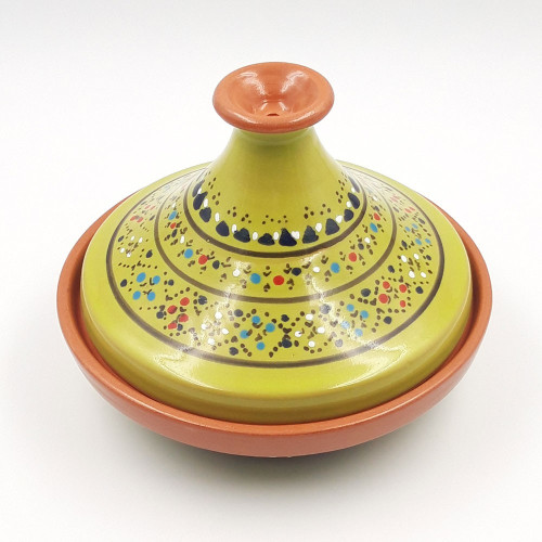 Tajine individuel évasé Marrakech Vert - D 22 cm