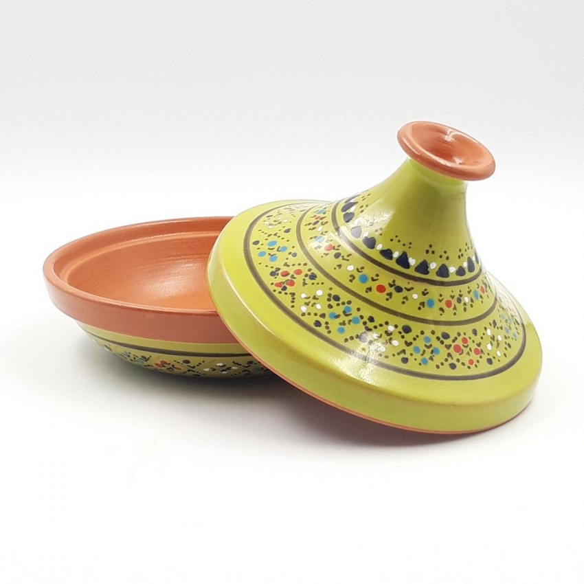 Tajine individuel évasé Marrakech Vert - D 22 cm