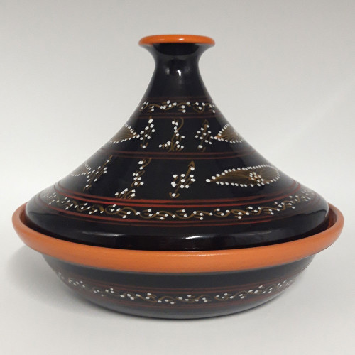 Tajine de cuisson Tatoué Noir - D 31 cm