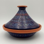 Tajine de cuisson Grattage Bleu Nuit - D 27 cm