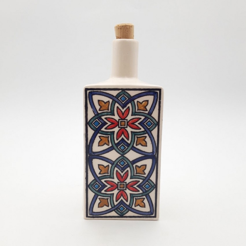 Bouteille d'huile ou de  vinaigre Eglantine