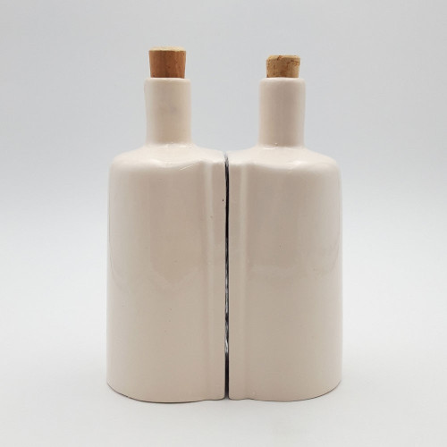 Duo de bouteilles d'huile et vinaigre Althéa et Anémone