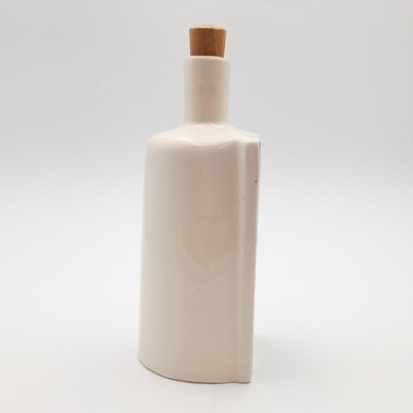 Bouteille d'huile ou de  vinaigre Anémone
