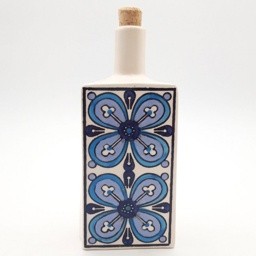 Bouteille d'huile ou de  vinaigre Jacinthe