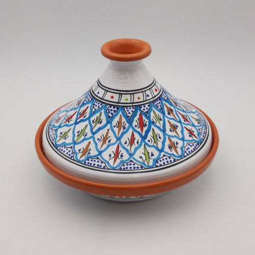 Tajine de cuisson Bakir Turquoise - D 27 cm