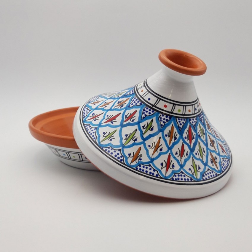 Tajine de cuisson Bakir Turquoise - D 27 cm