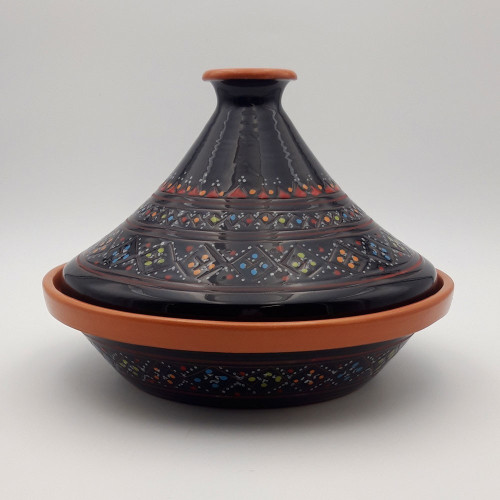 Tajine de cuisson Marrakech Noir - D 27 cm