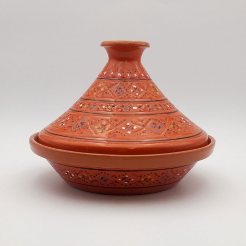 Tajine de cuisson Marrakech Orange - D 27 cm