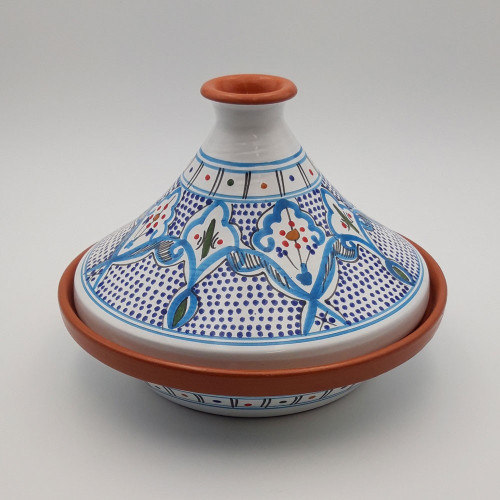 Tajine de cuisson Marocain Turquoise - D 27 cm