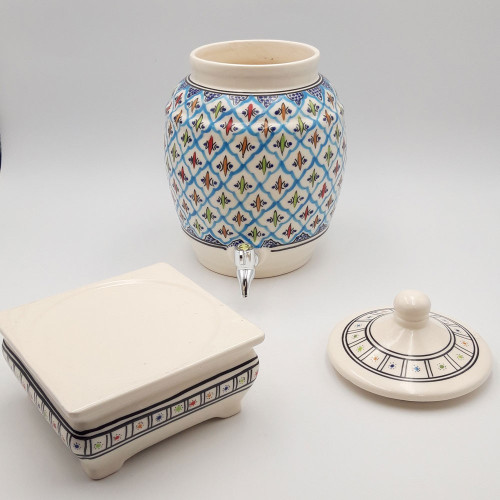 Vinaigrier grande capacité Bakir Turquoise 5 L